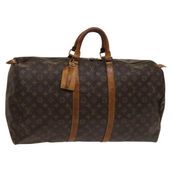 LOUIS VUITTON Monogram Keepall 55 Boston Bag M41424 - Picture 1 of 16